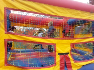 Jumping in the Bounce House